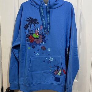 Loungefly Blue Stitch Hoodie